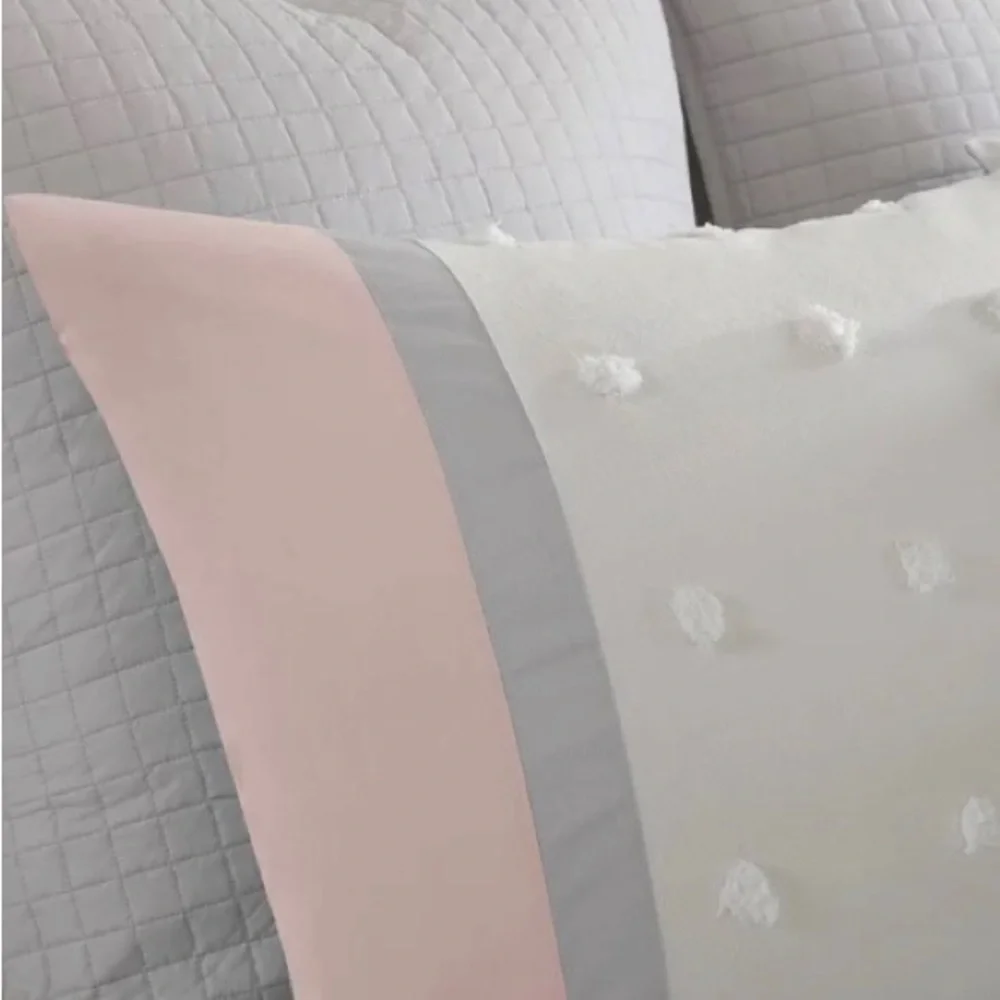 Urban Habitat 7 Piece Blush King/California King Myla Cotton Jacquard Duvet